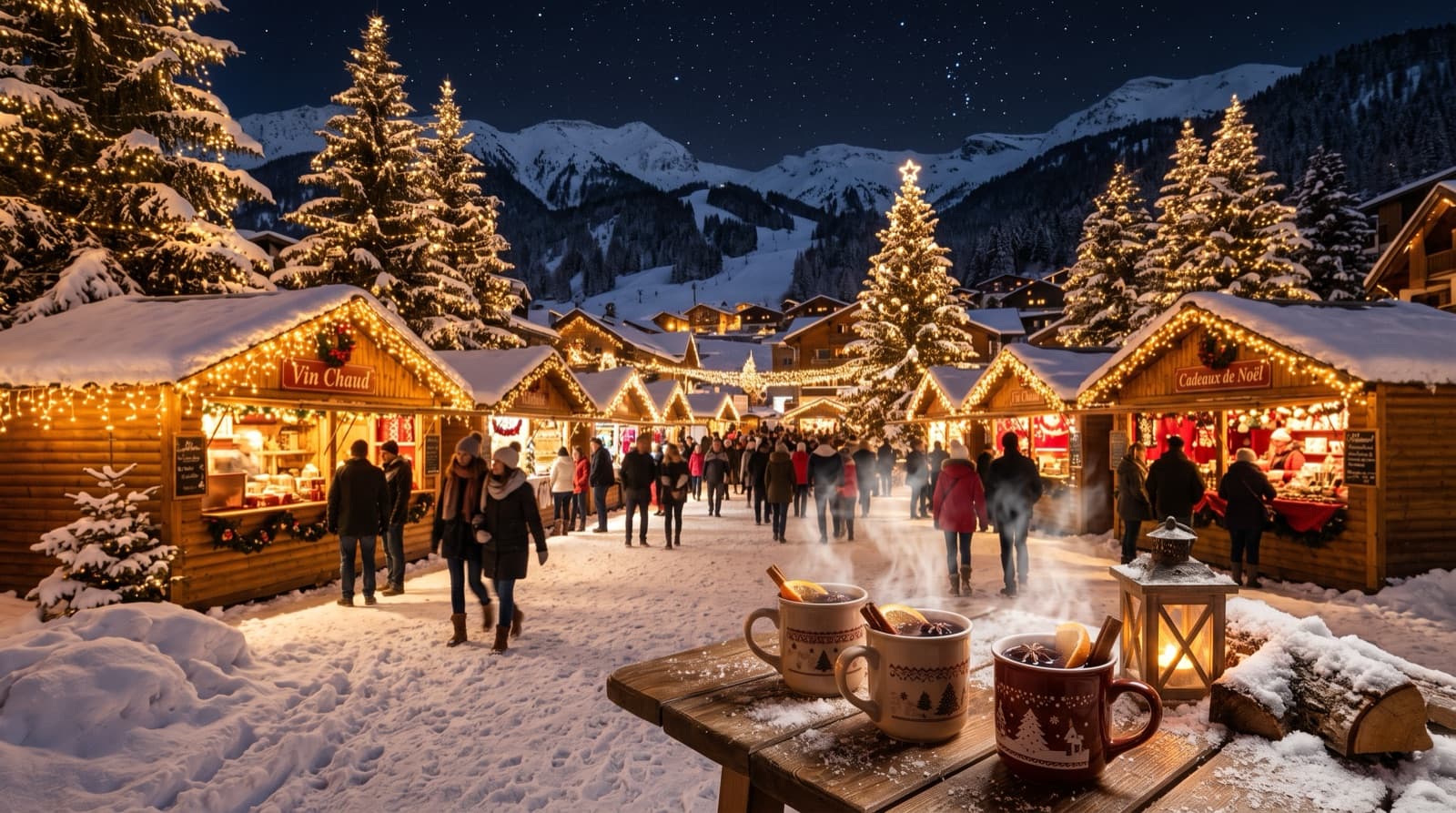 Marché de Noël d'Auron — Féeries de Noël