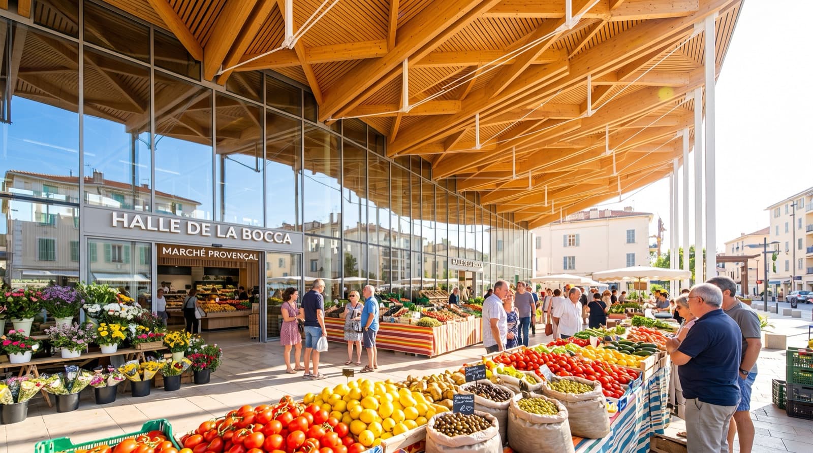Marché provençal de La Bocca
