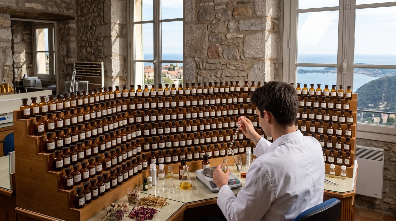 Mini atelier de création de parfum chez Fragonard